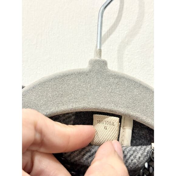 Burberry Brit Wool Blend Finsdale Hooded Duffle Coat with Hood Black Women's L - Picture 7 of 8